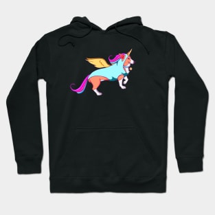 Unicorgi Illustration Hoodie